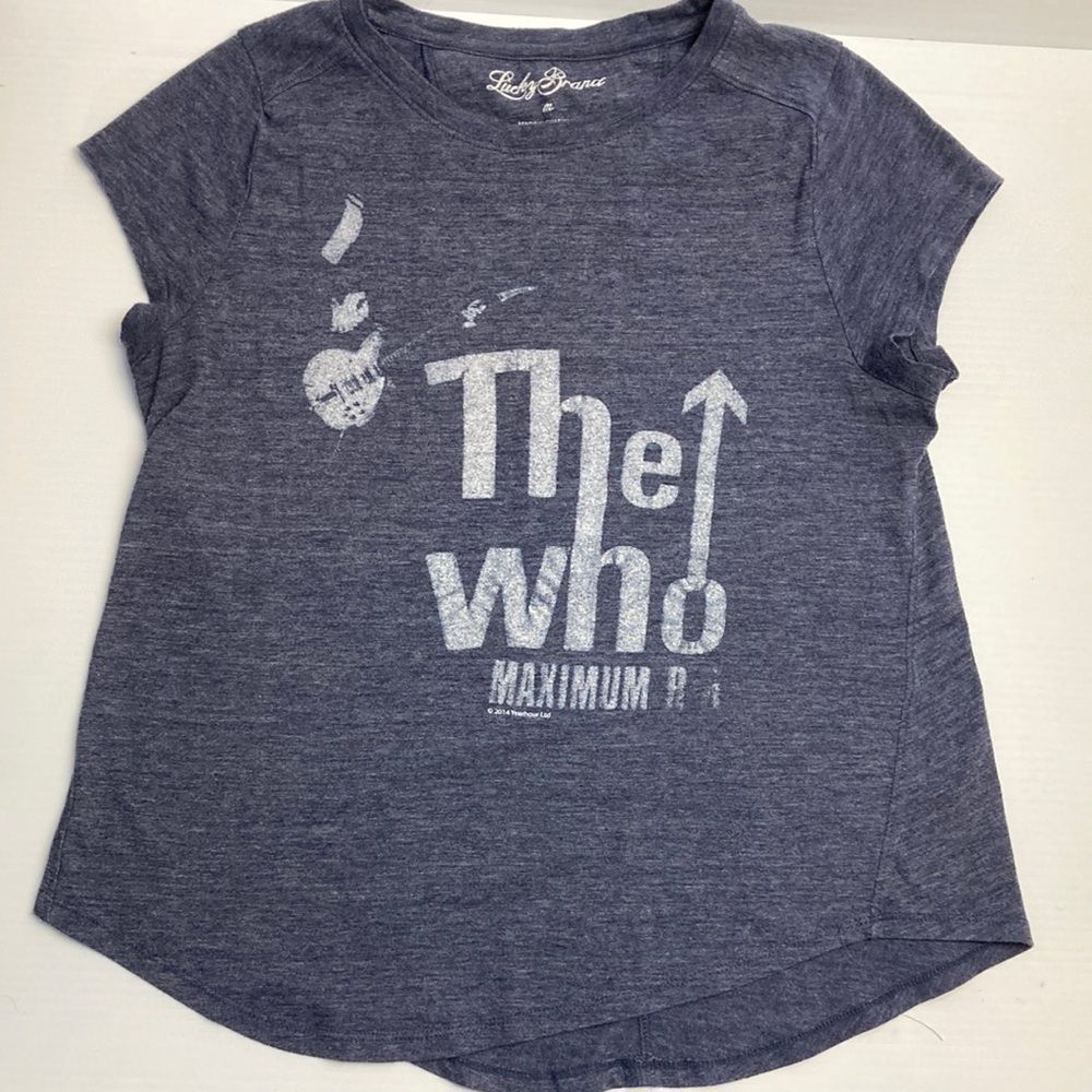 Lucky Brand Blue Graphic Tee